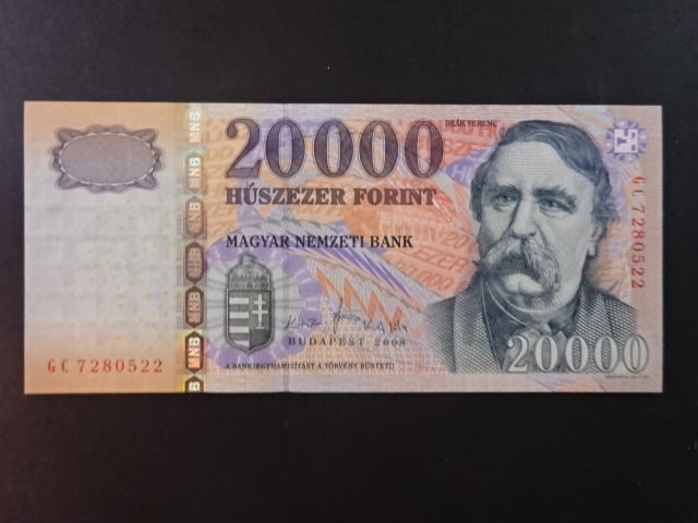 20.000 Forint 2008, BNB. B586a, Pi. 201