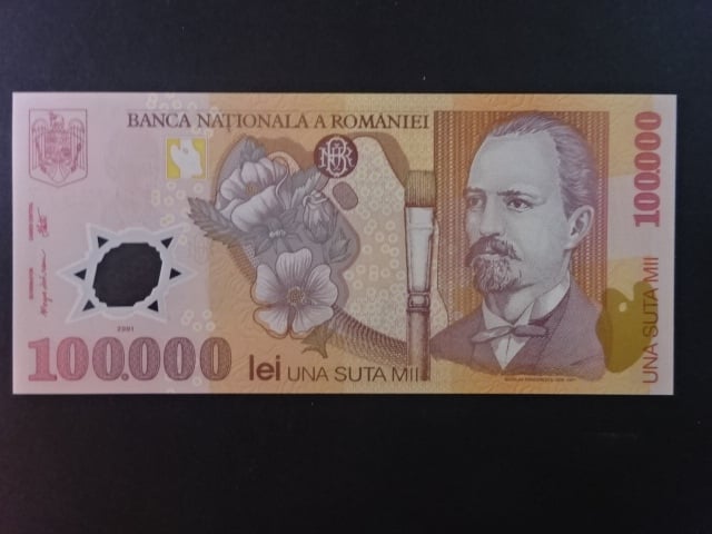 100.000 Leva 2001, BNB. B275a, Pi. 114
