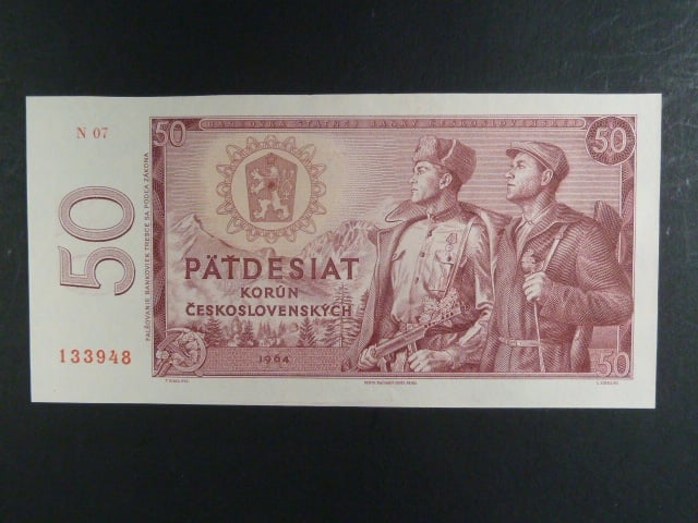 50 Kčs 1964 série N 07