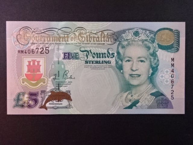 5 Pounds 2000, BNB. B127a, Pi. 29