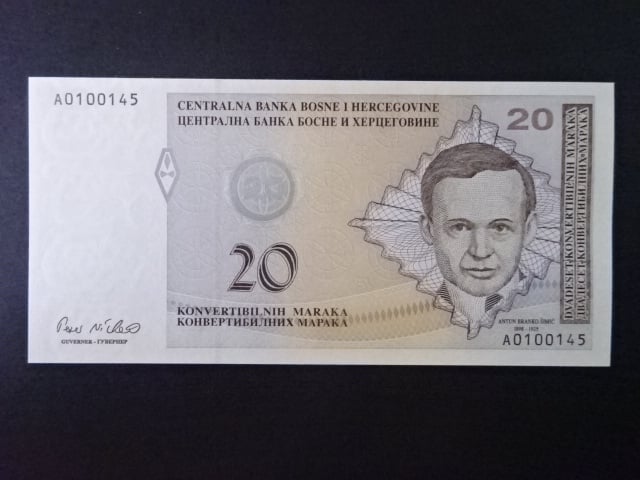 20 Convertible mark 1998 série B, BNB. B209a, Pi. 65