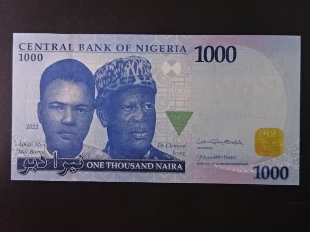 NIGÉRIE, 1000 Naira 2022, BNB. B246a