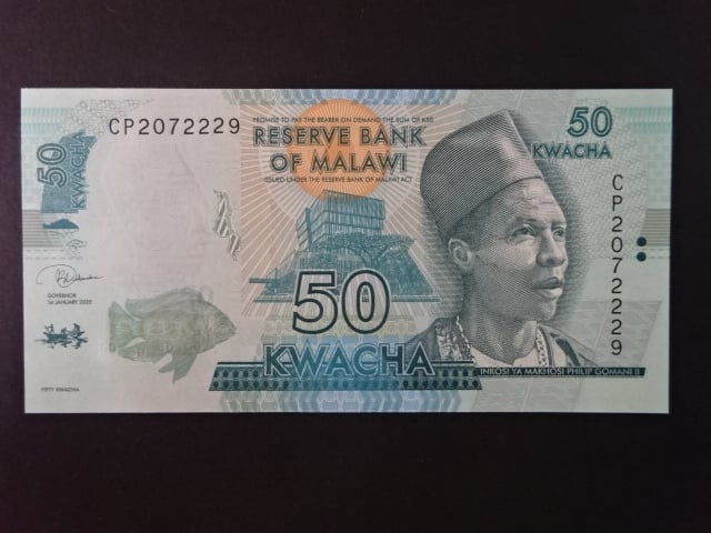 MALAWI, 50 Kwacha 2020, BNB. B158g, Pi. 64
