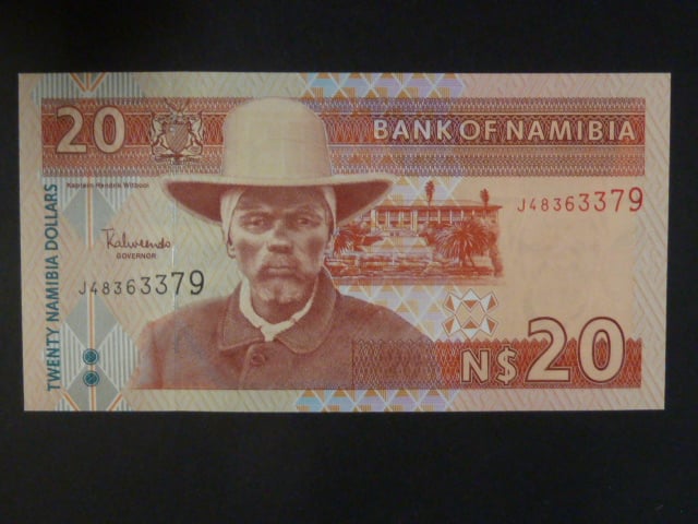 NAMÍBIE, 20 Dollars 2001, BNB. B205b, Pi. 6