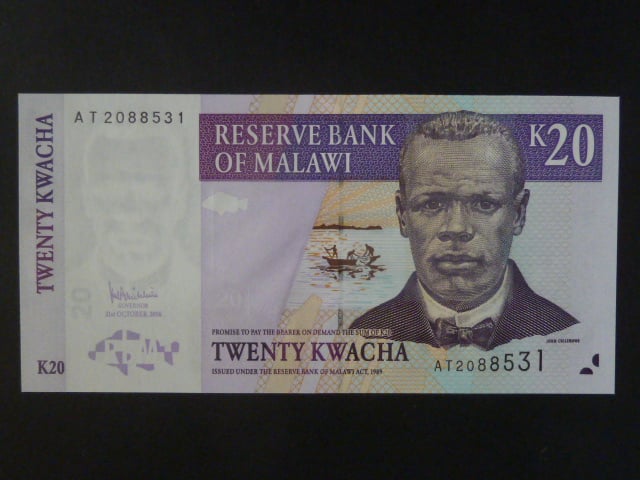 MALAWI, 20 Kwacha 2006, BNB. B143d, Pi. 52