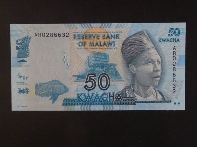 MALAWI, 50 Kwacha 2012, BNB. B151a, Pi. 58