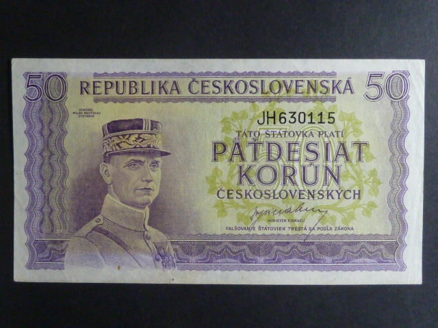 50 Kčs 1945 série JH