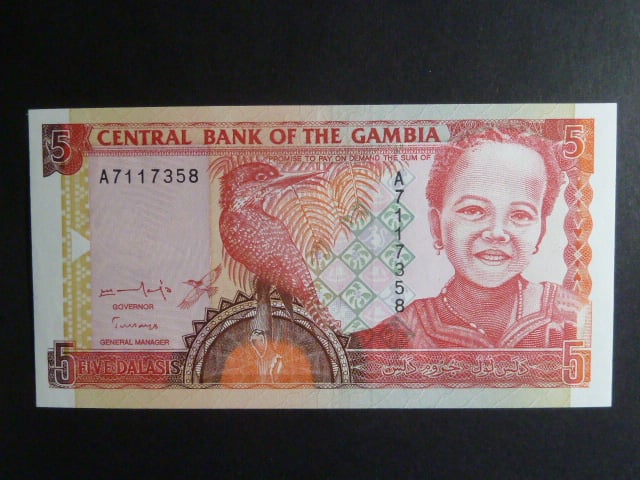 GAMBIE, 5 Dalasis 2003, BNB. B217b, Pi. 20