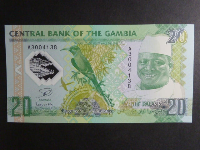 GAMBIE, 20 Dalasis 2014, BNB. B228a, Pi. 30