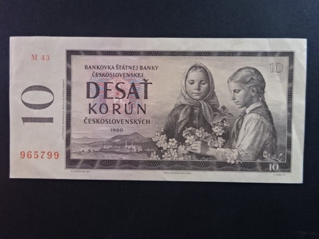 10 Kčs 1960 s. M 43