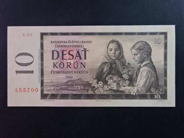 10 Kčs 1960 série X 09