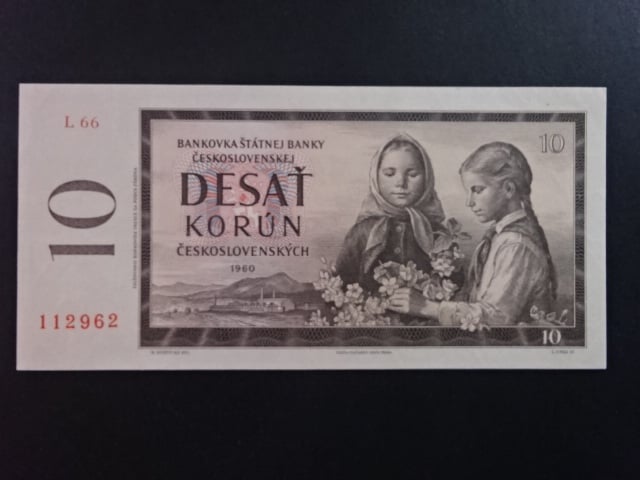 10 Kčs 1960 s. L 66