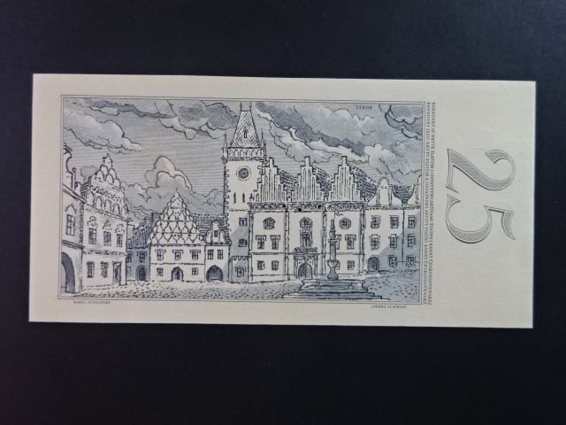 25 Kčs 1961 s. Q 09 s perf. 3md do obloučku