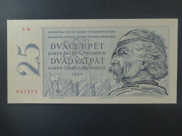 25 Kčs 1958 série S 32