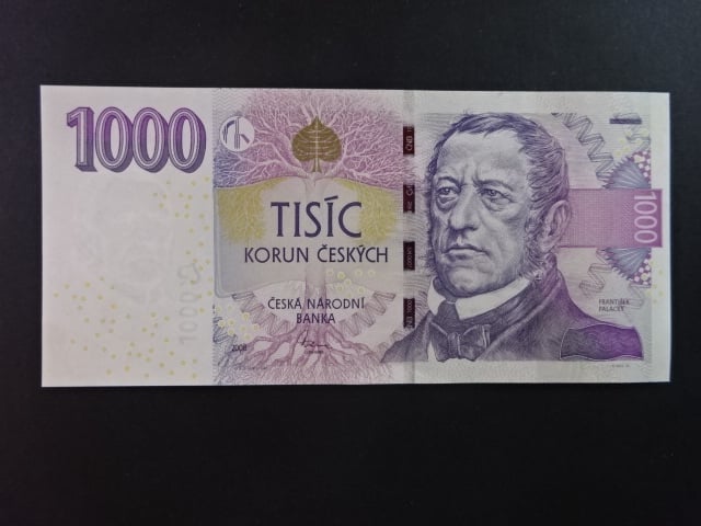 1000 Kč 2008 série V 24 poslední série