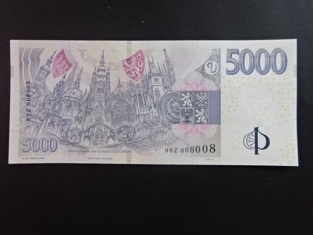 5000 Kč 2023 série 99 Z poslední série