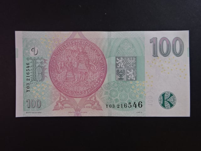 100 Kč 2018 série Y 03