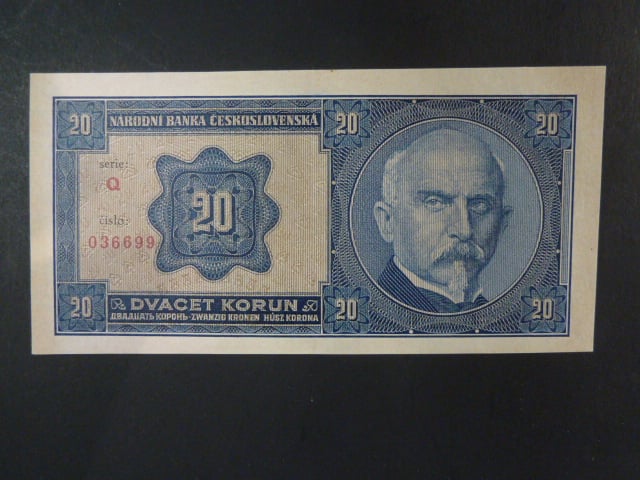 20 Kč 1.10.1926 serie Q