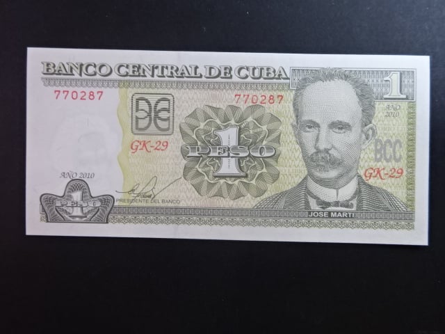 KUBA, 1 Peso 2010, BNB. B902a, Pi. 121