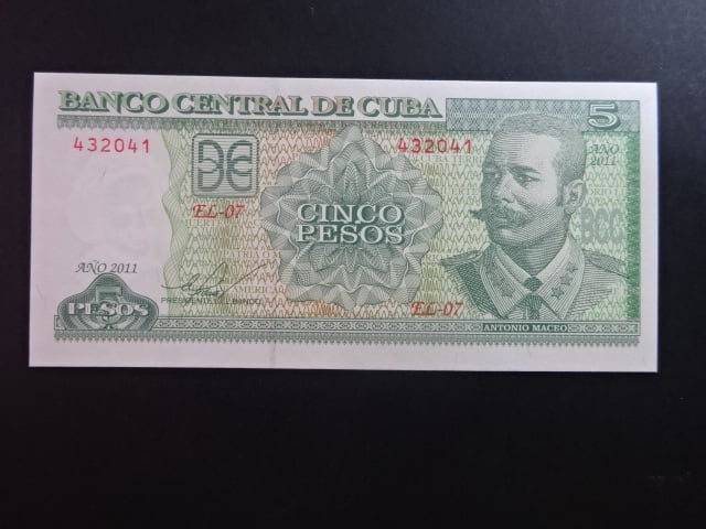 KUBA, 5 Pesos 2011, BNB. B905a, Pi. 116