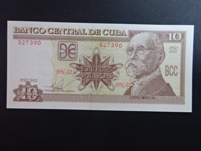 KUBA, 10 Pesos 2012, BNB. B906n, Pi. 117