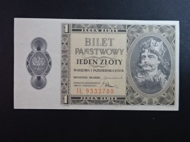 Polsko, 1 Zl 1938 série IŁ, Ba. PL1b