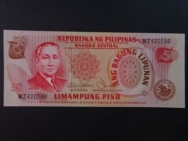 FILIPÍNY, 50 Piso 1978, BNB. B1022b, Pi. 163