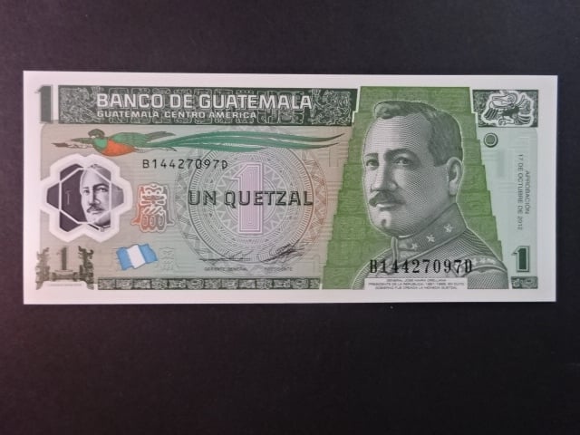 GUATEMALA, 1 Quetzal 2012, BNB. B603c, Pi. 115