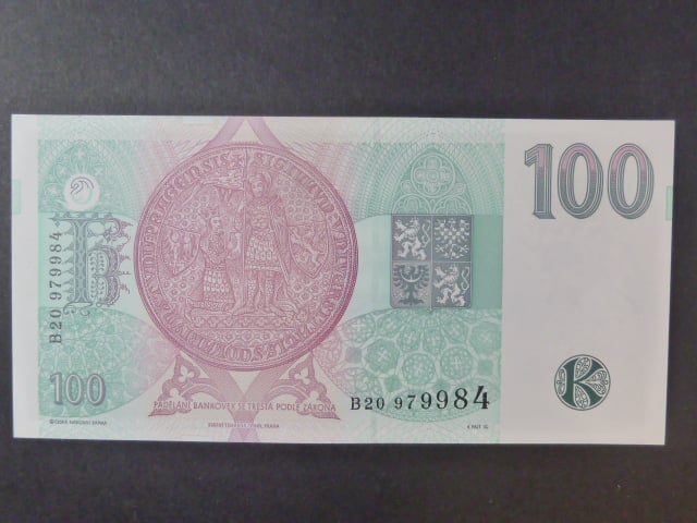 100 Kč 1995 série B 20
