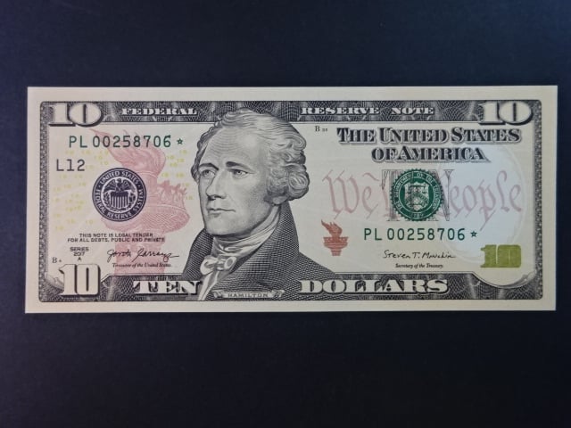 USA, 10 Dollars 2017 A * Replacement