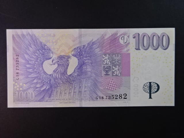 1000 Kč 2008 série G 18