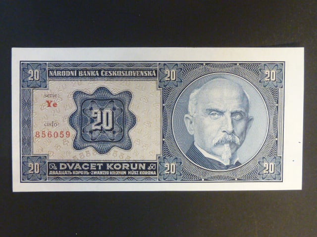 20 Kč 1.10.1926 série Ye