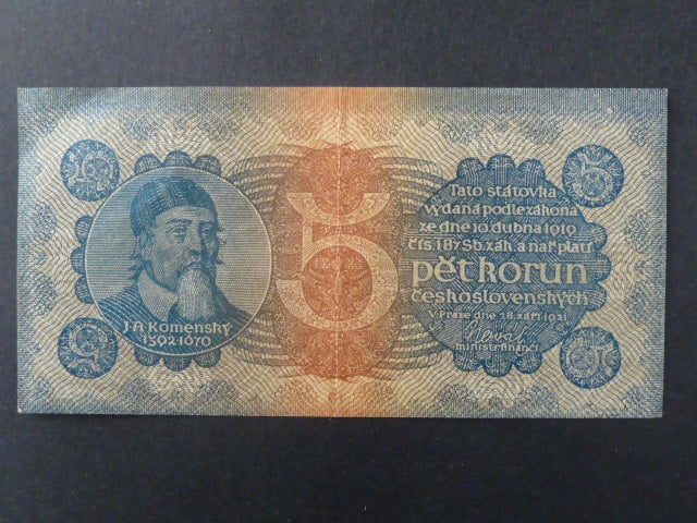 5 Kč 28.9.1921, série 7