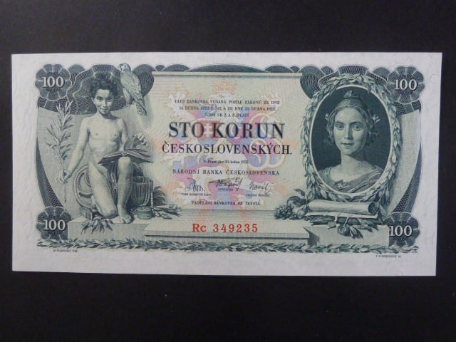 100 Kč 10.1.1931 serie Rc, III.vydání