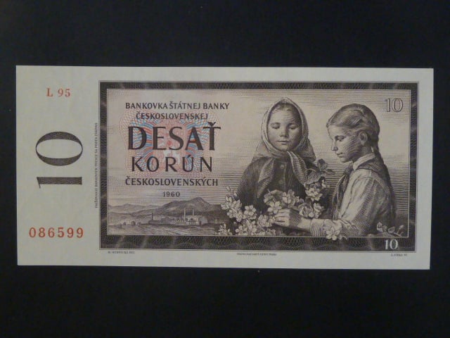 10 Kčs 1960 série L 95