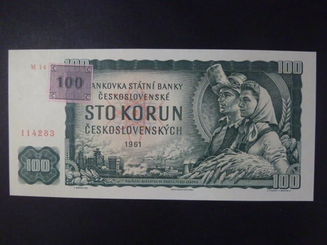 100 Kč 1961/1993 série M 14, kolek