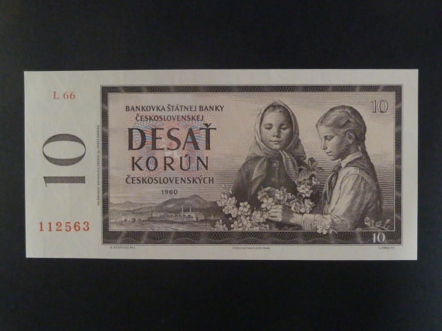 10 Kčs 1960 série L 66