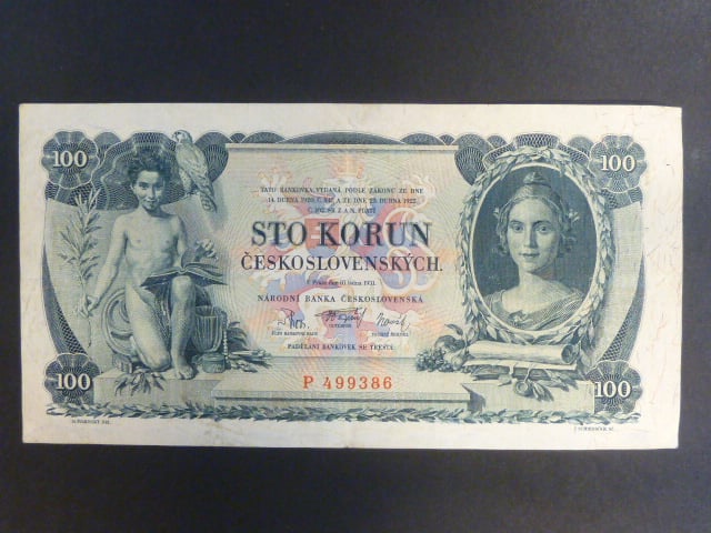 100 Kč 1931 série P, I.vydání