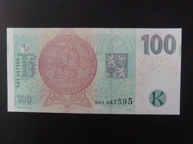 100 Kč 2018 série S 61