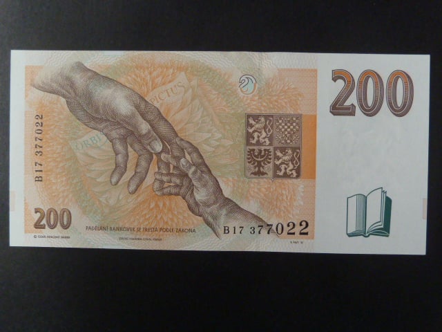 200 Kč 1996 série B 17