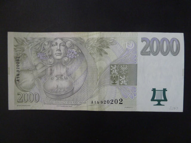 2000 Kč 1996 série A 14