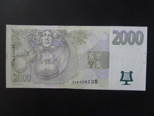 2000 Kč 1996 série A 16
