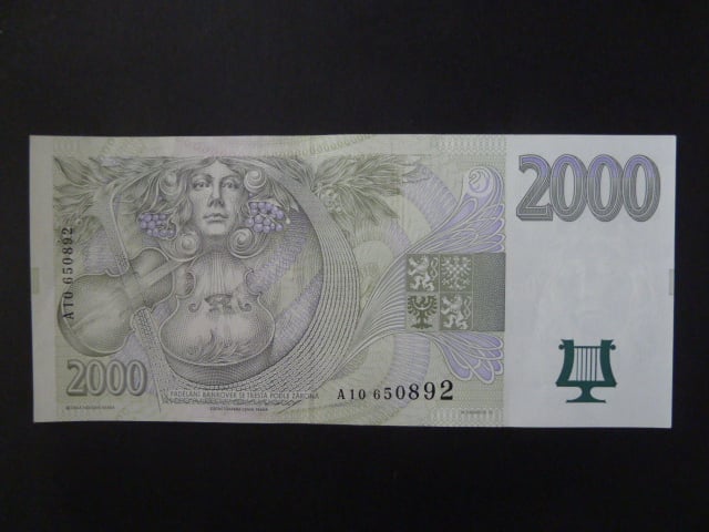 2000 Kč 1996 série A 10