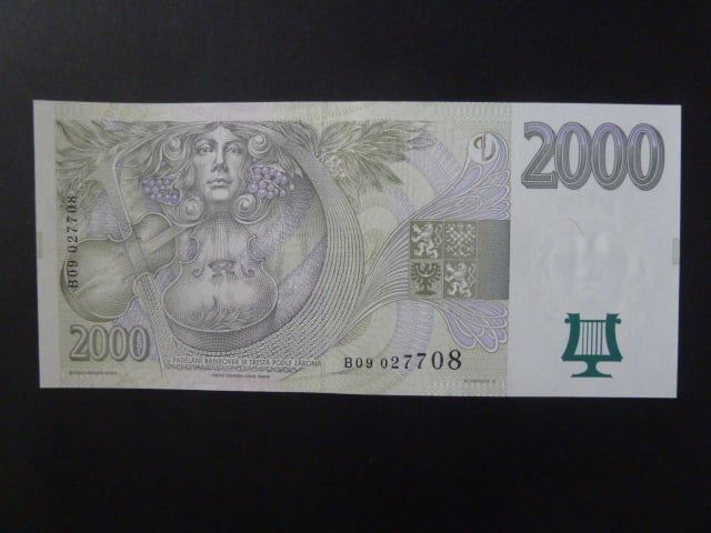 2000 Kč 1999 série B 09