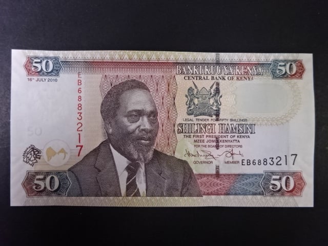 KEŇA, 50 Shillings 2010, BNB. B138h, Pi. 47