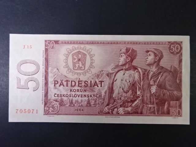 50 Kčs 1964 série J 15