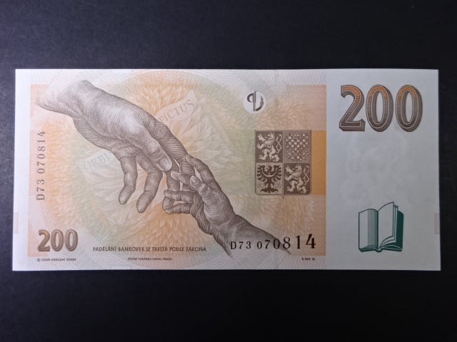 200 Kč 1998 série D 73