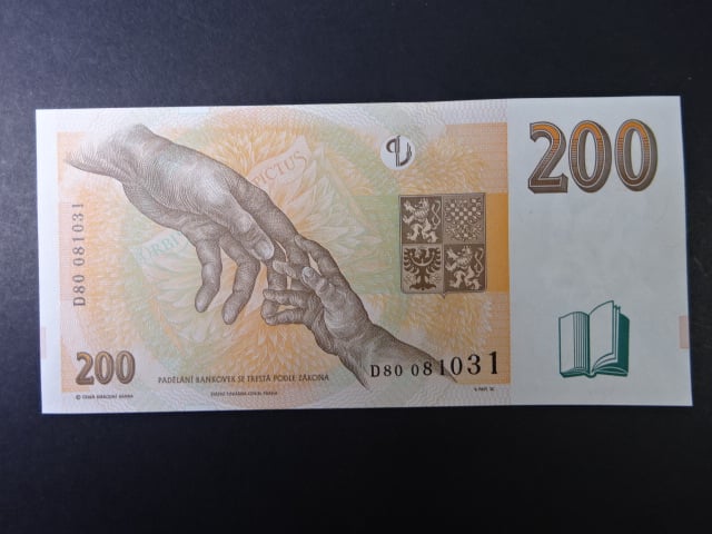 200 Kč 1998 série D 80