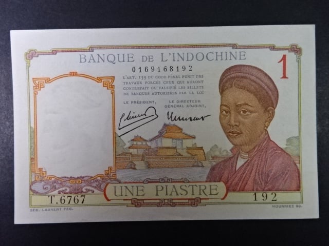 FRANCOUZSKÁ INDOČÍNA, 1 Piastre 1946, BNB. B141c, Pi. 54