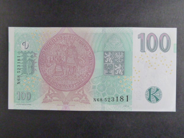 100 Kč 2018 série N 68